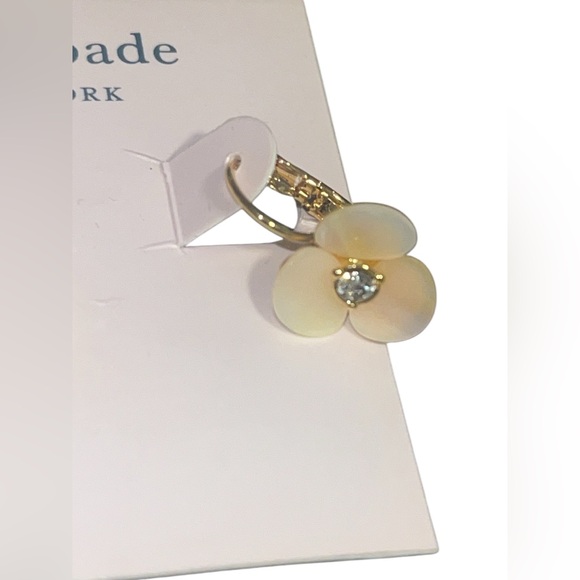 kate spade Disco Pansy Leverback Earrings🔥 NEW AND SOLD OUT ON KS WEBSITE🔥 - Picture 7 of 7